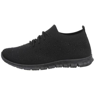 Ital-Design Sneakers Low für Damen in Schwarz Ital-Design Sneakers Low für Damen in Schwarz