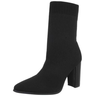 Ital-Design High-Heel Stiefeletten für Damen in Schwarz Ital-Design High-Heel Stiefeletten für Damen in Schwarz