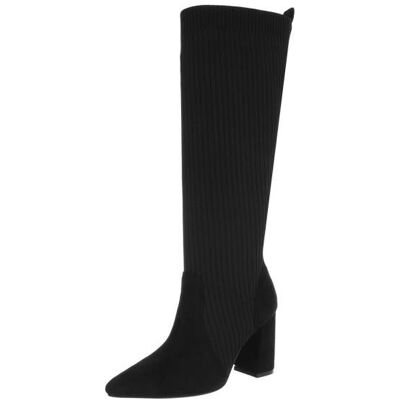 Ital-Design High-Heel Stiefel für Damen in Schwarz Ital-Design High-Heel Stiefel für Damen in Schwarz