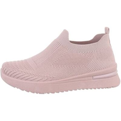 Ital-Design Sneakers Low für Damen in Altrosa Ital-Design Sneakers Low für Damen in Altrosa