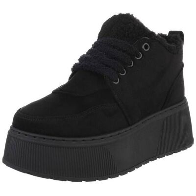 Ital-Design Snowboots für Damen in Schwarz Ital-Design Snowboots für Damen in Schwarz