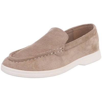 Ital-Design Slipper für Damen in Hellbraun Ital-Design Slipper für Damen in Hellbraun
