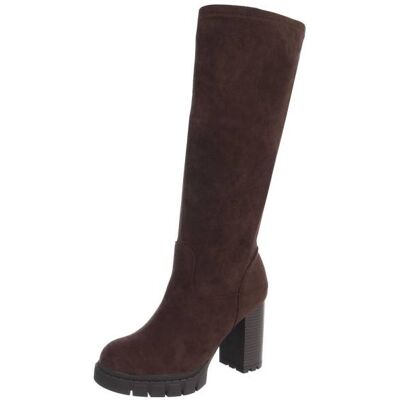 Ital-Design High-Heel Stiefel für Damen in Braun Ital-Design High-Heel Stiefel für Damen in Braun