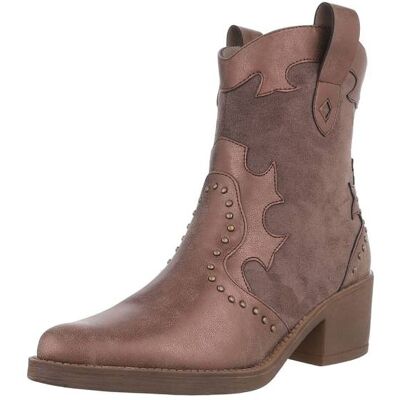 Ital-Design Western- & Bikerboots für Damen in Braun Ital-Design Western- & Bikerboots für Damen in Braun