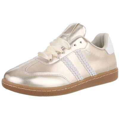 Ital-Design Sneakers Low für Damen in Gold Ital-Design Sneakers Low für Damen in Gold