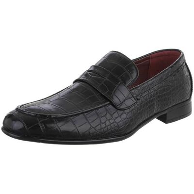Ital-Design Slipper für Herren in Schwarz Ital-Design Slipper für Herren in Schwarz