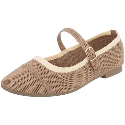 Ital-Design Schnür- & Riemchenpumps für Damen in Hellbraun Ital-Design Schnür- & Riemchenpumps für Damen in Hellbraun