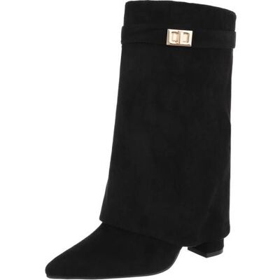 Ital-Design High-Heel Stiefel für Damen in Schwarz Ital-Design High-Heel Stiefel für Damen in Schwarz