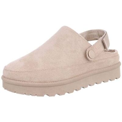 Ital-Design Hausschuhe für Damen in Beige Ital-Design Hausschuhe für Damen in Beige
