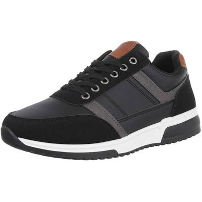 Ital-Design Sneakers für Herren in Schwarz und Weiß Ital-Design Sneakers für Herren in Schwarz und Weiß