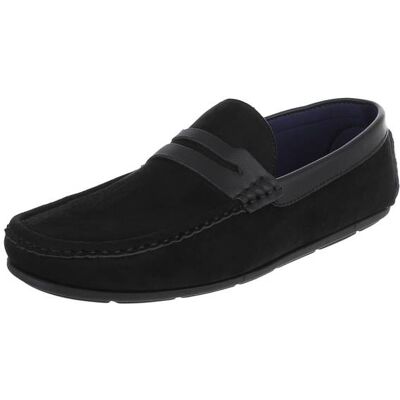 Ital-Design Slipper für Herren in Schwarz Ital-Design Slipper für Herren in Schwarz