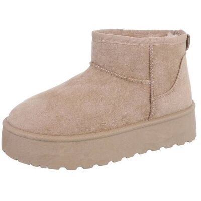 Ital-Design Stiefeletten für Kinder in Hellbraun Ital-Design Stiefeletten für Kinder in Hellbraun