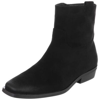 Ital-Design Flache Stiefeletten für Damen in Schwarz Ital-Design Flache Stiefeletten für Damen in Schwarz