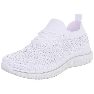 Ital-Design Sneakers Low für Damen in Weiß Ital-Design Sneakers Low für Damen in Weiß