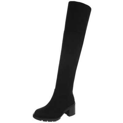 Ital-Design Overknees für Damen in Schwarz Ital-Design Overknees für Damen in Schwarz