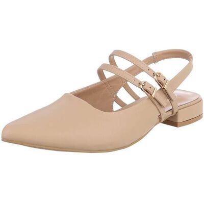 Ital-Design Schnür- & Riemchenpumps für Damen in Hellbraun Ital-Design Schnür- & Riemchenpumps für Damen in Hellbraun
