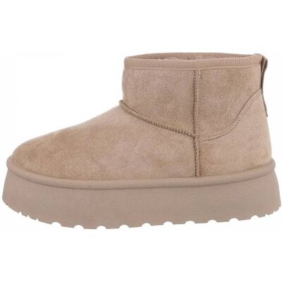 Ital-Design Snowboots für Damen in Hellbraun Ital-Design Snowboots für Damen in Hellbraun