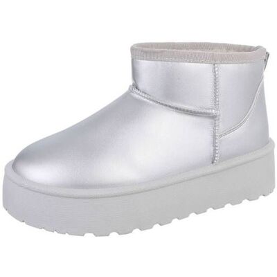 Ital-Design Stiefeletten für Kinder in Silber Ital-Design Stiefeletten für Kinder in Silber
