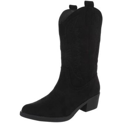 Ital-Design Western- & Bikerstiefel für Damen in Schwarz Ital-Design Western- & Bikerstiefel für Damen in Schwarz