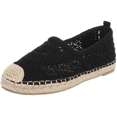 Ital-Design Slipper für Damen in Schwarz Ital-Design Slipper für Damen in Schwarz