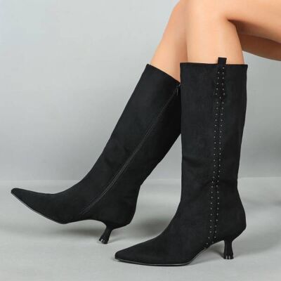 Ital-Design Klassische Stiefel für Damen in Schwarz Ital-Design Klassische Stiefel für Damen in Schwarz