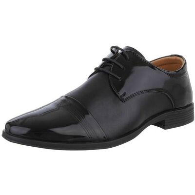Ital-Design Schnürer für Herren in Schwarz Ital-Design Schnürer für Herren in Schwarz