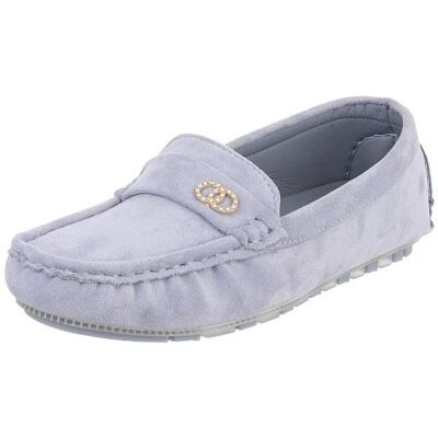 Ital-Design Slipper für Damen in Hellblau Ital-Design Slipper für Damen in Hellblau