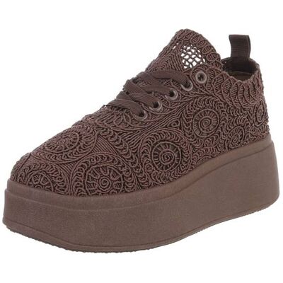 Ital-Design Sneakers Low für Damen in Braun Ital-Design Sneakers Low für Damen in Braun