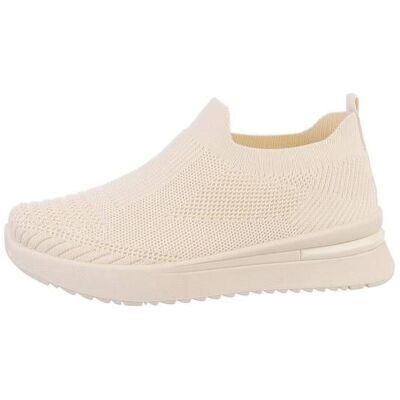 Ital-Design Sneakers Low für Damen in Beige Ital-Design Sneakers Low für Damen in Beige