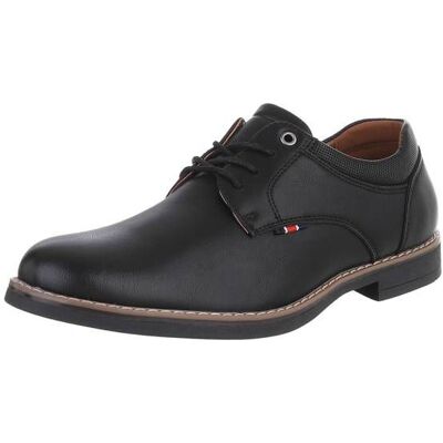 Ital-Design Schnürer für Herren in Schwarz Ital-Design Schnürer für Herren in Schwarz