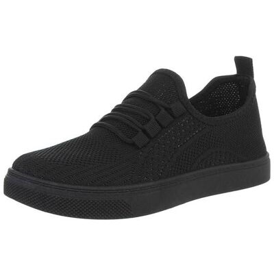 Ital-Design Sneakers Low für Damen in Schwarz Ital-Design Sneakers Low für Damen in Schwarz