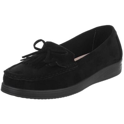 Ital-Design Slipper für Damen in Schwarz Ital-Design Slipper für Damen in Schwarz
