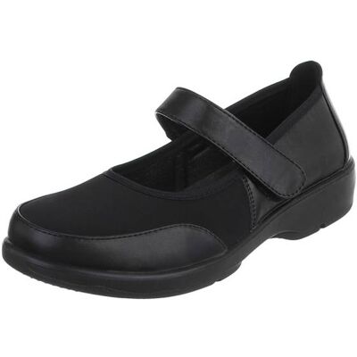 Ital-Design Schnür- & Riemchenpumps für Damen in Schwarz Ital-Design Schnür- & Riemchenpumps für Damen in Schwarz
