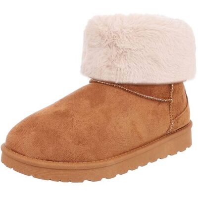 Ital-Design Snowboots für Damen in Camel Ital-Design Snowboots für Damen in Camel