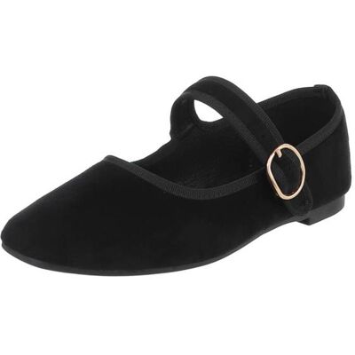 Ital-Design Schnür- & Riemchenpumps für Damen in Schwarz Ital-Design Schnür- & Riemchenpumps für Damen in Schwarz
