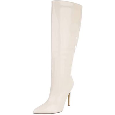 Ital-Design High-Heel Stiefel für Damen in Creme Ital-Design High-Heel Stiefel für Damen in Creme