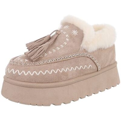 Ital-Design Snowboots für Damen in Hellbraun Ital-Design Snowboots für Damen in Hellbraun
