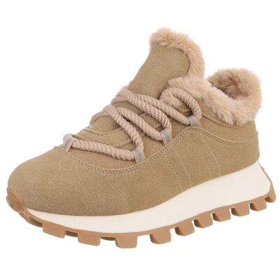 Ital-Design Snowboots für Damen in Hellbraun Ital-Design Snowboots für Damen in Hellbraun