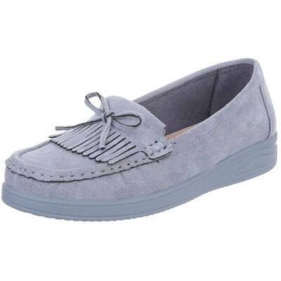 Ital-Design Slipper für Damen in Hellblau Ital-Design Slipper für Damen in Hellblau