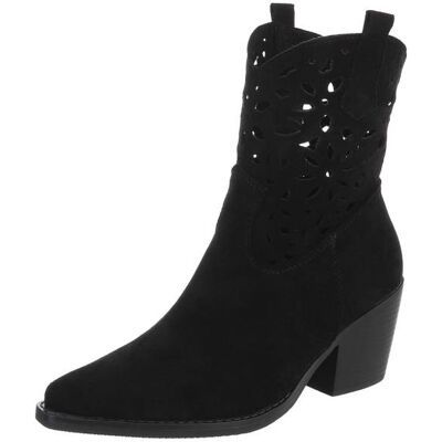 Ital-Design Sommerstiefel für Damen in Schwarz Ital-Design Sommerstiefel für Damen in Schwarz