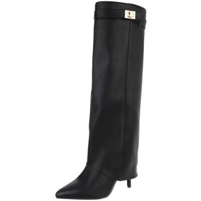 Ital-Design High-Heel Stiefel für Damen in Schwarz Ital-Design High-Heel Stiefel für Damen in Schwarz