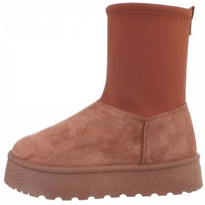 Ital-Design Snowboots für Damen in Camel Ital-Design Snowboots für Damen in Camel