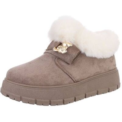 Ital-Design Snowboots für Damen in Hellbraun Ital-Design Snowboots für Damen in Hellbraun