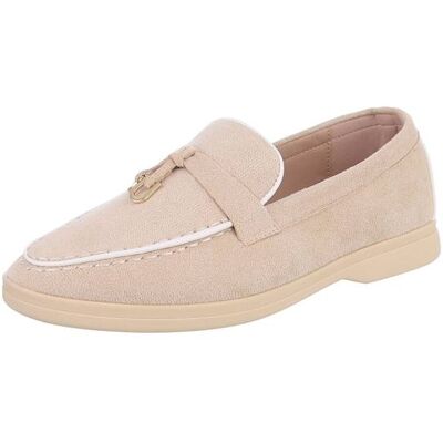 Ital-Design Slipper für Damen in Beige Ital-Design Slipper für Damen in Beige