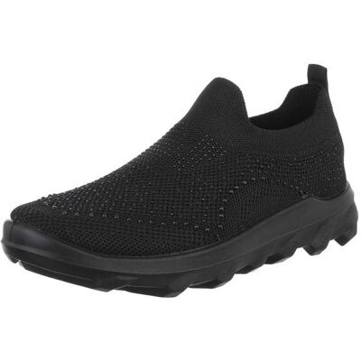 Ital-Design Mokassins für Damen in Schwarz Ital-Design Mokassins für Damen in Schwarz