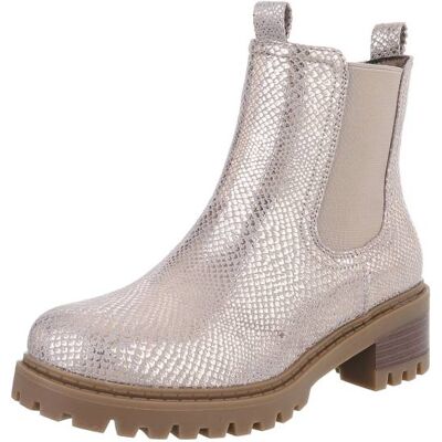 Ital-Design Plateaustiefeletten für Damen in Gold Ital-Design Plateaustiefeletten für Damen in Gold