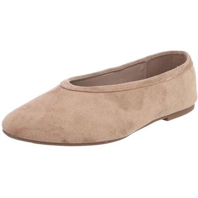 Ital-Design Slipper für Damen in Hellbraun Ital-Design Slipper für Damen in Hellbraun
