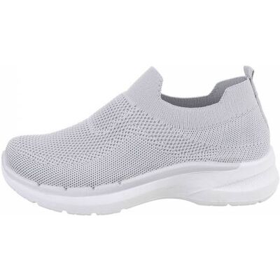 Ital-Design Sneakers Low für Damen in Grau Ital-Design Sneakers Low für Damen in Grau
