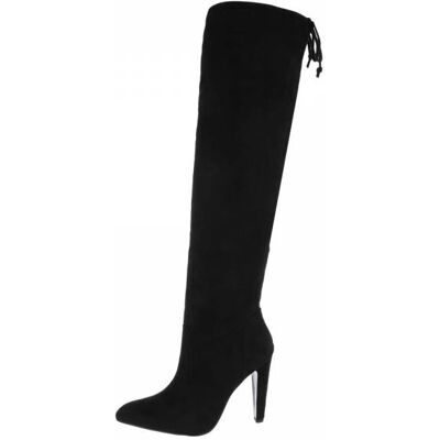 Ital-Design Overknees für Damen in Schwarz Ital-Design Overknees für Damen in Schwarz