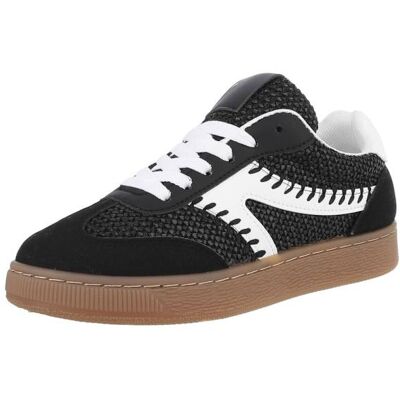 Ital-Design Sneakers Low für Damen in Schwarz Ital-Design Sneakers Low für Damen in Schwarz
